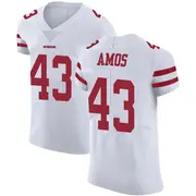 Men's Elite Adrian Amos San Francisco 49ers White Vapor Untouchable Jersey