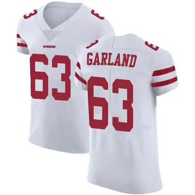 Men's Elite Ben Garland San Francisco 49ers White Vapor Untouchable Jersey