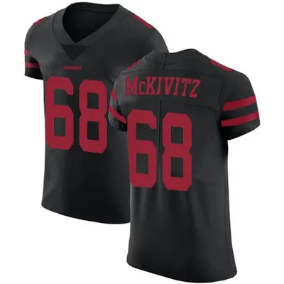 Men's Elite Colton McKivitz San Francisco 49ers Black Alternate Vapor Untouchable Jersey