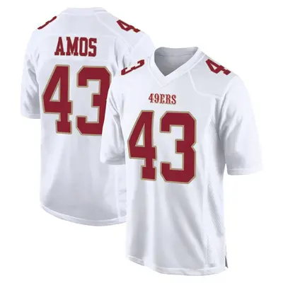 Men's Game Adrian Amos San Francisco 49ers White Fashion Jersey