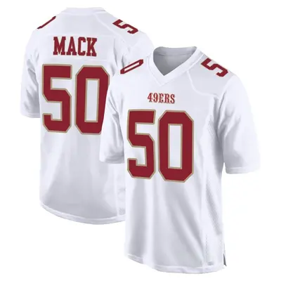 Men's Game Alex Mack San Francisco 49ers White Fashion Jersey