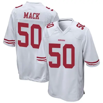 Men's Game Alex Mack San Francisco 49ers White Jersey