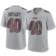 Men's Game Austin Bryant San Francisco 49ers Gray Atmosphere Fashion Jersey