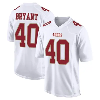 Men's Game Austin Bryant San Francisco 49ers White Fashion Jersey