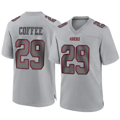 Men's Game Glen Coffee San Francisco 49ers Gray Atmosphere Fashion Jersey