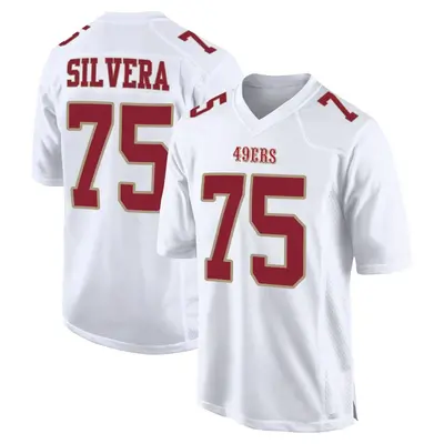 Men's Game Nesta Jade Silvera San Francisco 49ers White Fashion Jersey