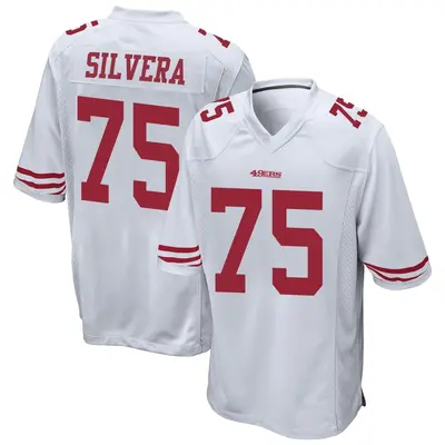 Men's Game Nesta Jade Silvera San Francisco 49ers White Jersey