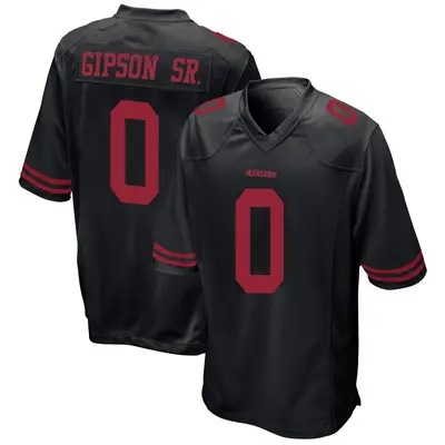 Men's Game Tashaun Gipson Sr. San Francisco 49ers Black Alternate Jersey