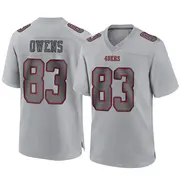 Men's Game Terique Owens San Francisco 49ers Gray Atmosphere Fashion Jersey