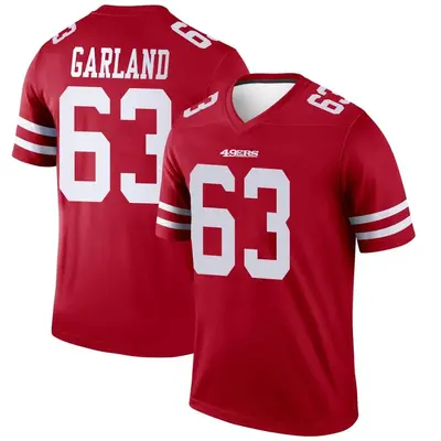 Men's Legend Ben Garland San Francisco 49ers Scarlet Jersey