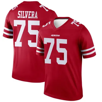 Men's Legend Nesta Jade Silvera San Francisco 49ers Scarlet Jersey