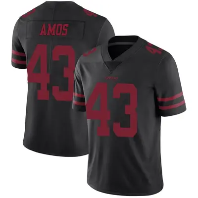 Men's Limited Adrian Amos San Francisco 49ers Black Alternate Vapor Untouchable Jersey