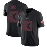 Men's Limited Adrian Amos San Francisco 49ers Black Impact Jersey