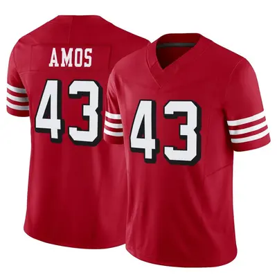 Men's Limited Adrian Amos San Francisco 49ers Scarlet Alternate Vapor F.U.S.E. Jersey