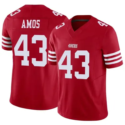 Men's Limited Adrian Amos San Francisco 49ers Scarlet Vapor F.U.S.E. Jersey