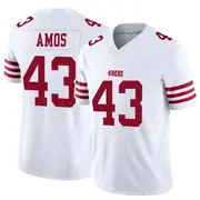 Men's Limited Adrian Amos San Francisco 49ers White Vapor F.U.S.E. Jersey