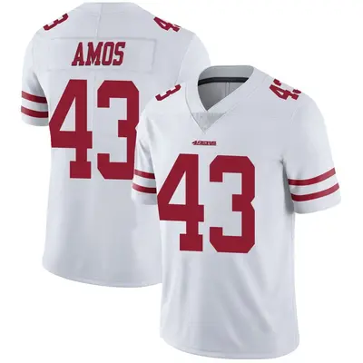 Men's Limited Adrian Amos San Francisco 49ers White Vapor Untouchable Jersey