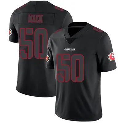 Men's Limited Alex Mack San Francisco 49ers Black Impact Jersey