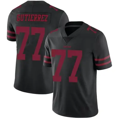 Men's Limited Alfredo Gutierrez San Francisco 49ers Black Alternate Vapor Untouchable Jersey