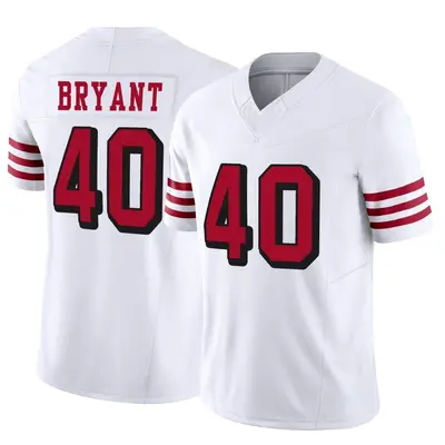 Men's Limited Austin Bryant San Francisco 49ers White Alternate Vapor F.U.S.E. Jersey