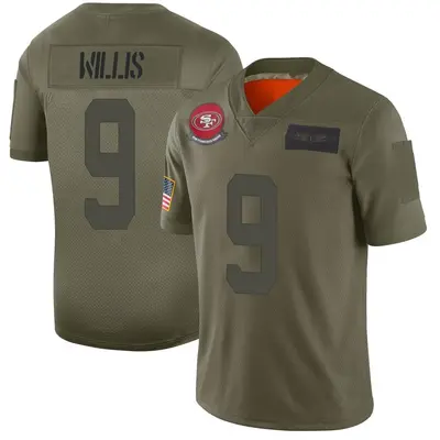 Men's Limited Brayden Willis San Francisco 49ers Camo 2019 Salute to Service Jersey