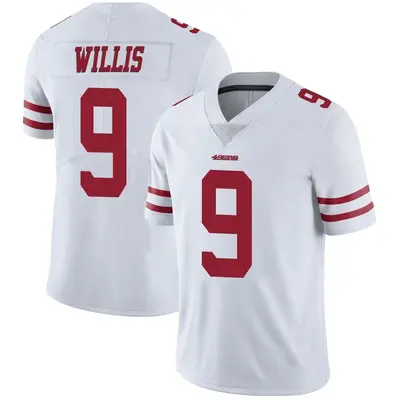 Men's Limited Brayden Willis San Francisco 49ers White Vapor Untouchable Jersey