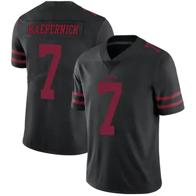 Men's Limited Colin Kaepernick San Francisco 49ers Black Alternate Vapor Untouchable Jersey