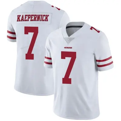 Men's Limited Colin Kaepernick San Francisco 49ers White Vapor Untouchable Jersey