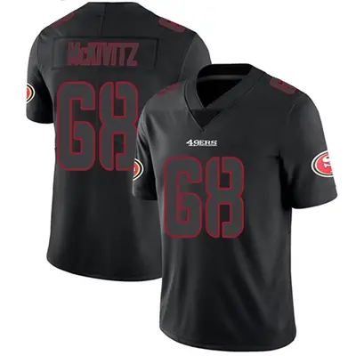 Men's Limited Colton McKivitz San Francisco 49ers Black Impact Jersey