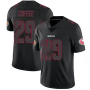 Men's Limited Glen Coffee San Francisco 49ers Black Impact Jersey