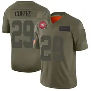 Men's Limited Glen Coffee San Francisco 49ers Camo 2019 Salute to Service Jersey