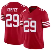 Men's Limited Glen Coffee San Francisco 49ers Scarlet Vapor F.U.S.E. Jersey