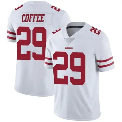 Men's Limited Glen Coffee San Francisco 49ers White Vapor Untouchable Jersey