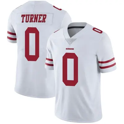 Men's Limited Malik Turner San Francisco 49ers White Vapor Untouchable Jersey