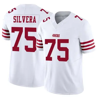 Men's Limited Nesta Jade Silvera San Francisco 49ers White Vapor F.U.S.E. Jersey