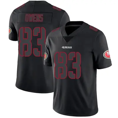 Men's Limited Terique Owens San Francisco 49ers Black Impact Jersey