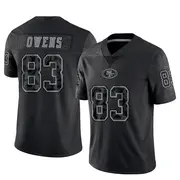 Men's Limited Terique Owens San Francisco 49ers Black Reflective Jersey