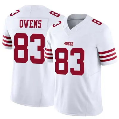 Men's Limited Terique Owens San Francisco 49ers White Vapor F.U.S.E. Jersey