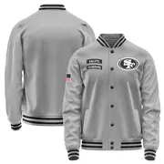 Men's San Francisco 49ers Gray Salute to Service Performance Jacket