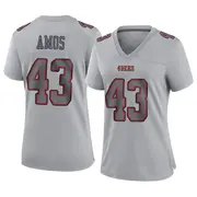 Women's Game Adrian Amos San Francisco 49ers Gray Atmosphere Fashion Jersey