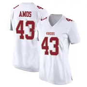 Women's Game Adrian Amos San Francisco 49ers White Fashion Jersey