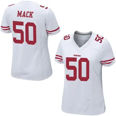 Women's Game Alex Mack San Francisco 49ers White Jersey