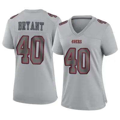 Women's Game Austin Bryant San Francisco 49ers Gray Atmosphere Fashion Jersey