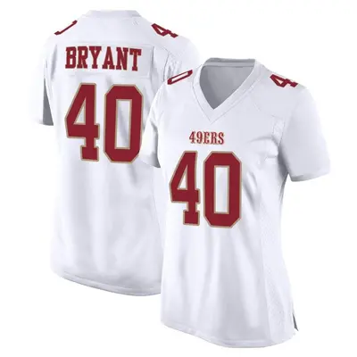 Women's Game Austin Bryant San Francisco 49ers White Fashion Jersey