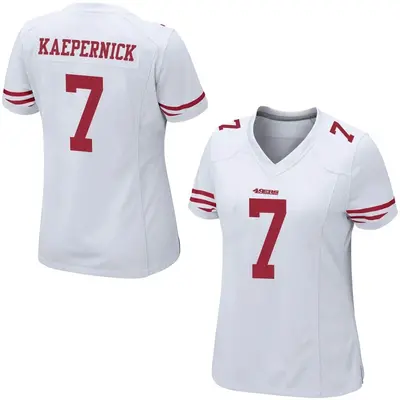 Women's Game Colin Kaepernick San Francisco 49ers White Jersey