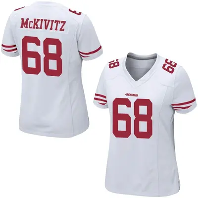 Women's Game Colton McKivitz San Francisco 49ers White Jersey