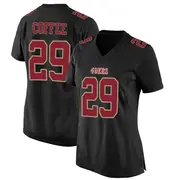 Women's Game Glen Coffee San Francisco 49ers Black Fashion Jersey