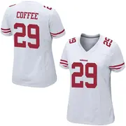 Women's Game Glen Coffee San Francisco 49ers White Jersey