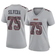 Women's Game Nesta Jade Silvera San Francisco 49ers Gray Atmosphere Fashion Jersey