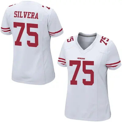 Women's Game Nesta Jade Silvera San Francisco 49ers White Jersey